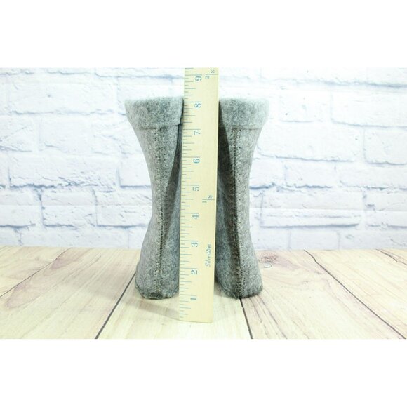 LL Bean Gray Wool Warm Replacement Boot Liner Inserts Size 10 - Picture 6 of 9